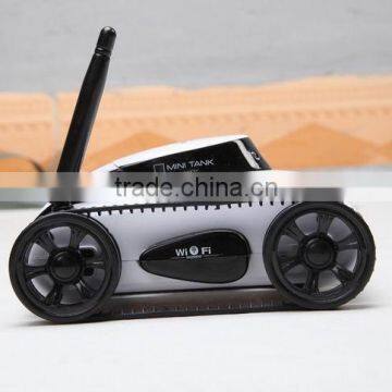 Mini I-Spy 4CH RC Tank WiFi FTV Car Android/IOS Controled WiFi Camera Remote Control Tank photo-3
