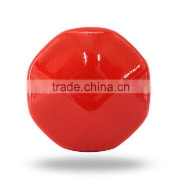 Ceramic Round Red Desigen Knob