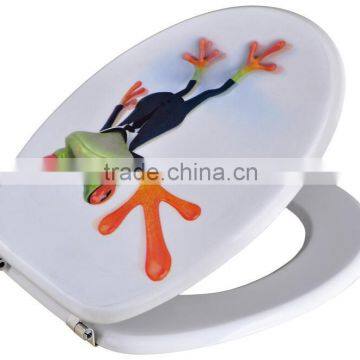 European standard top toilet seat fixing