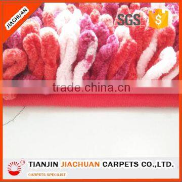 china washable chenille non slip floor carpet