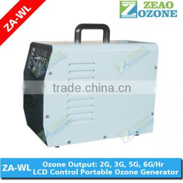 2G 3G 5G 6G portable ozone generator with LCD control panel for water and air treatment