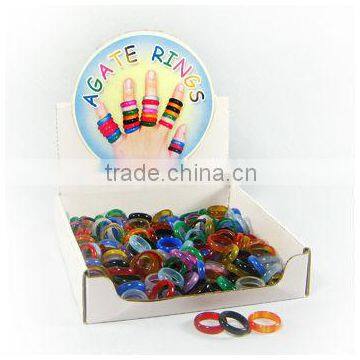 Agate Rings, 144pcs Assorted per Display photo-2