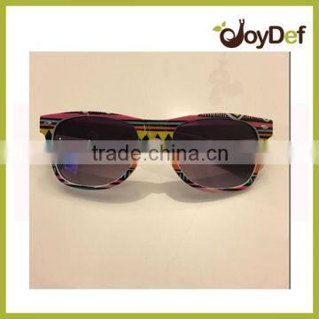 Fashion high quality hot transfer printed popular sunglasses with uvprotection mirror lens