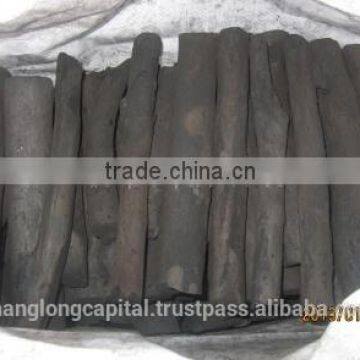 High value calorific softwood charcoal