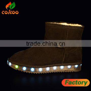 led snow boot High quality Fashion Led Light Up Snow Boots new products