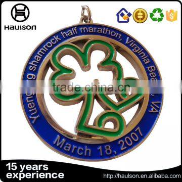 Wholesale Custom Casting Rimmed Glitter Diamond Edge Brass Iron Zinc Alloy Silver Plated Reading Award Medal photo-6