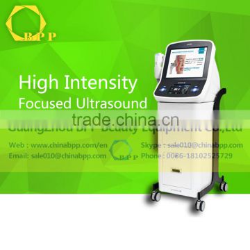 2015 HIFU High Intensity Focused Ultrasound Face Lift Anti-wrinkle Beauty Machine