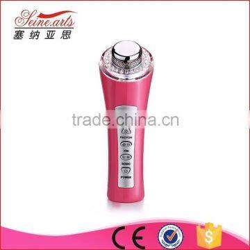 professional multiple color photon ultrasonic beautiful facial skin instrument LW-002