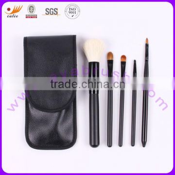 Fashionable color of Black 5 pcs Gift Makeup Brush Tools