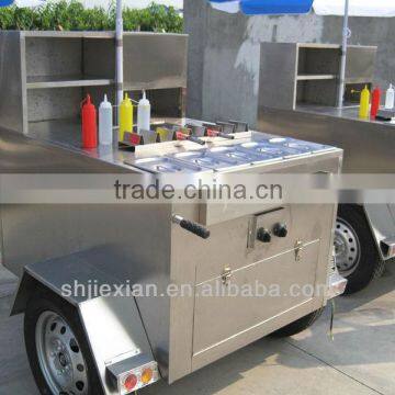 JX-HS120D Popular Mini Hot Dog Trailer Stainless Steel photo-4