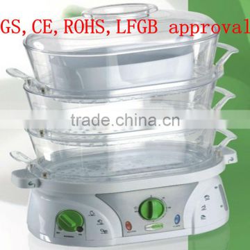 Keep warm plastic food steamer