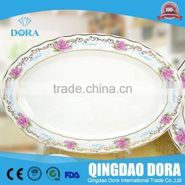 hot sale latest dinner set with popular design chinaware, 52pcs dinner set