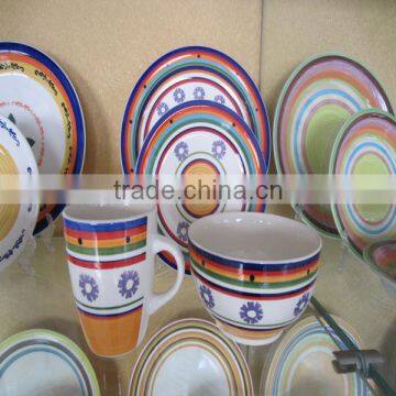 Ceramic tableware dinner set/16pcs Handpainting dinner set/ceramic dinner set tableware porcelain gift set