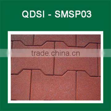 recycled rubber pavers