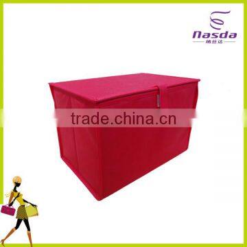 Nonwoven foldable clothes storage box