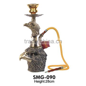 zinc alloy fashion eagle decoration portable shisha hookah