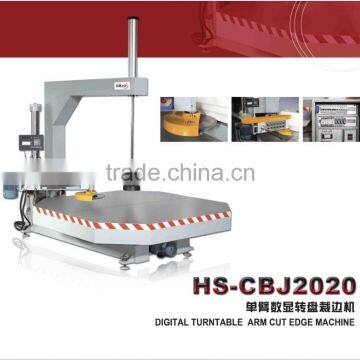 Digital Turntable Arm Edge Cutting Machine (HS-CBJ2020)