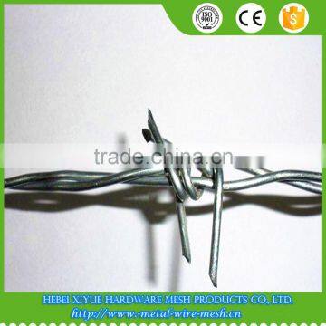 Alibaba galvanized double twisted barbed wire factory