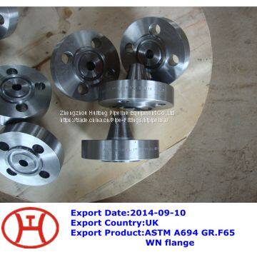 ASTM A694 GR.F65 WN flange