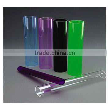 large acrylic tube colorful acrylic tube high transparency