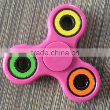 Pink Color Fidget Toy Hand Spinner With Ceramic 608 Bearings