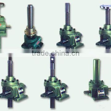 Worm gear screw jack table lifting gear reducer