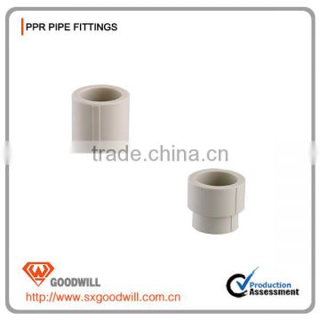 PPR plastic material pipe fitting equal and reducing socket