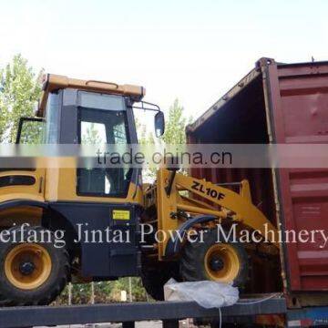 Latest Export 1.0 Ton Wheel Loader, With CE Mini Wheel Loader ZL10F, JT910 photo-2
