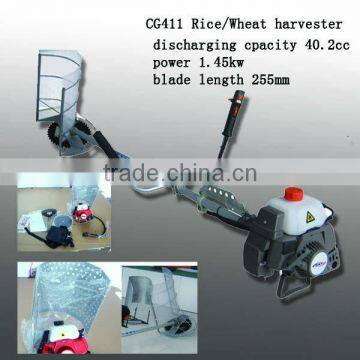 gasoline engine powered rice/wheat mini harvester