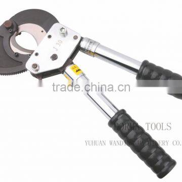 j series ratcheting type cable cutter cutting tool