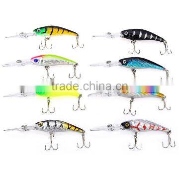 40pcs/lot Fishing Lures 40 Colors Minnow Lure Crank Lures Mix Fishing Bait 40pcs Fishing Lure Simulated Bait Minnow With Hook photo-2