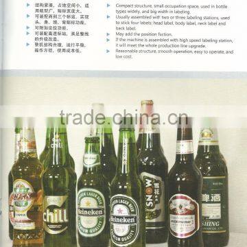 HL2A-8 Fully Automatic Rotary Double Labeling Stations Cold Glue Labeling Machine photo-3