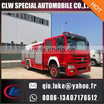 HOWO 280HP fire truck detail specifications