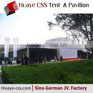 25m Glass Solid Walling Curved Grand Pavilion Marquee Tent For Sale photo-2