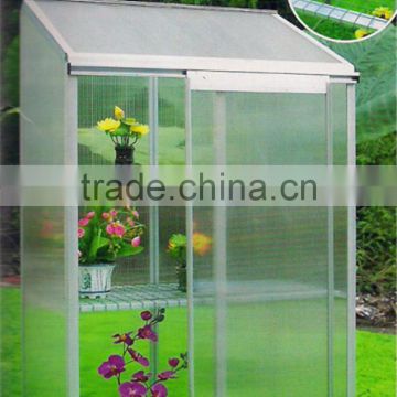 aluminum profile plastic cover mini greenhouse for sale