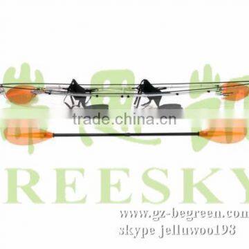 Made in China Plastic Two Seat Transparent Kayak for Sale photo-4