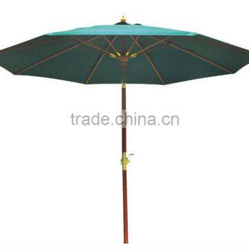 6ribs frames wood parasol 11762-1