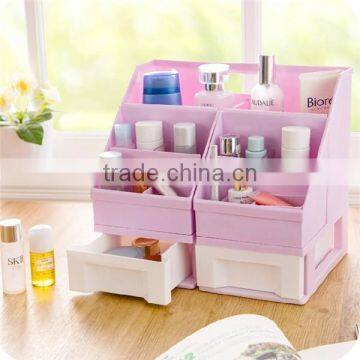 Hot Sale Desktop DIY Plastic Cosmetic Storage Box Makeup Organizer