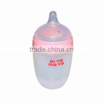 Latest BPA Free Bi-Injection PPSU& Silicone Wide Mouth Feeding Bottles