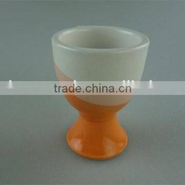 stock cheap ceramic bulk fancy design egg cup