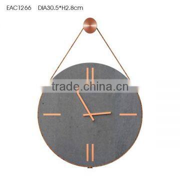 Clock Design Black Marble Wall Clock Not Real Marble Print Marble Clock photo-2
