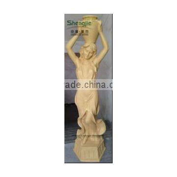 XK-BG001 Sexy beauty hot sale artificial fiberglass flower vase