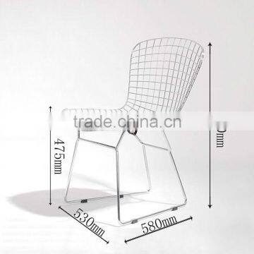 Modern Wire Chair Metal Base photo-2