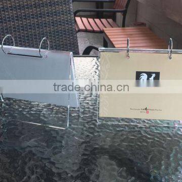2017 Wholesales With Printing Supply Customized Clear Acrylic Table Calendar Frame 3x5 Acrylic Frame photo-4