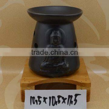 promotional gifts buddha design ceramic aroma oil burner with tealight candle