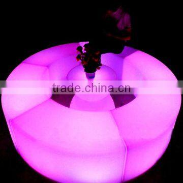 LED Colorful Waterproof Outdoor Changing Room Bench Illuminated Bench photo-4