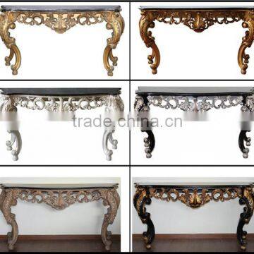 Hallway Furniture Console Table With Marble Top For Hotel Decoration photo-4