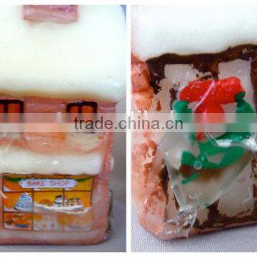 Christmasville Christmas Village Pink Shop Candles photo-3