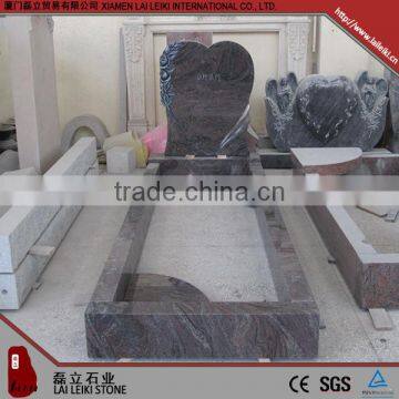 China alibaba german style Paradiso bush hammered poland granite tombstone