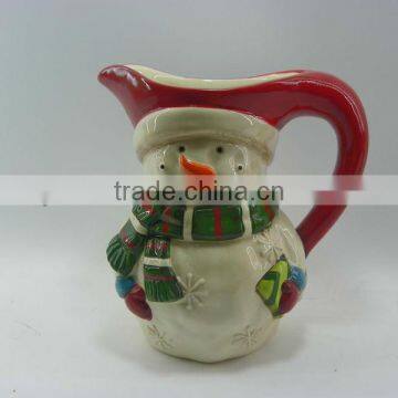 Newest Hot Sale Snowman Ceramic Kettle